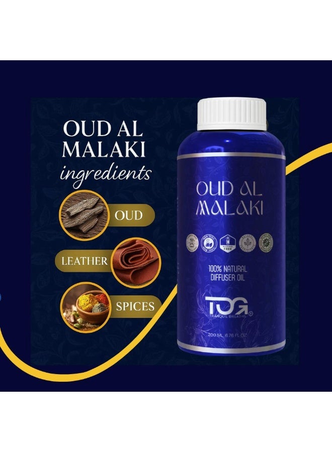 TOG Oud Al Malaki Diffuser Oil for Home Fragrance, 480ml Refill, Water-Soluble, Strong & Long-Lasting Aroma Infused with Hyper Boost Action for use in Home & Office - Image 3